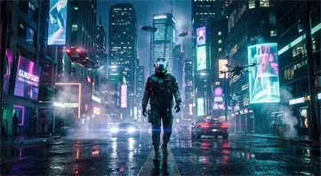 HunyuanVideo showcase Neon Vigil Walk